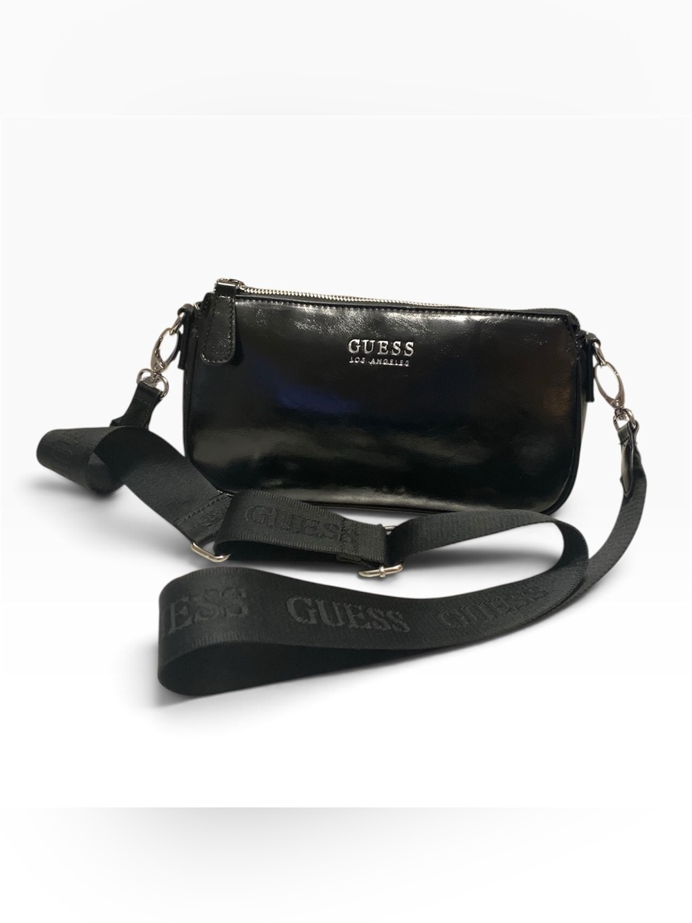 GUESS Los Angeles Crossbody Purse With Fabric Strap